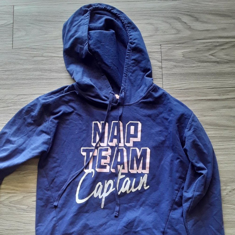 Rebellious One NAP TEAM CAPTAIN Hoodie Womens Size L